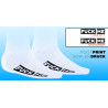 SneakFreaxx Chaussettes FUCK ME Blanc-Noir